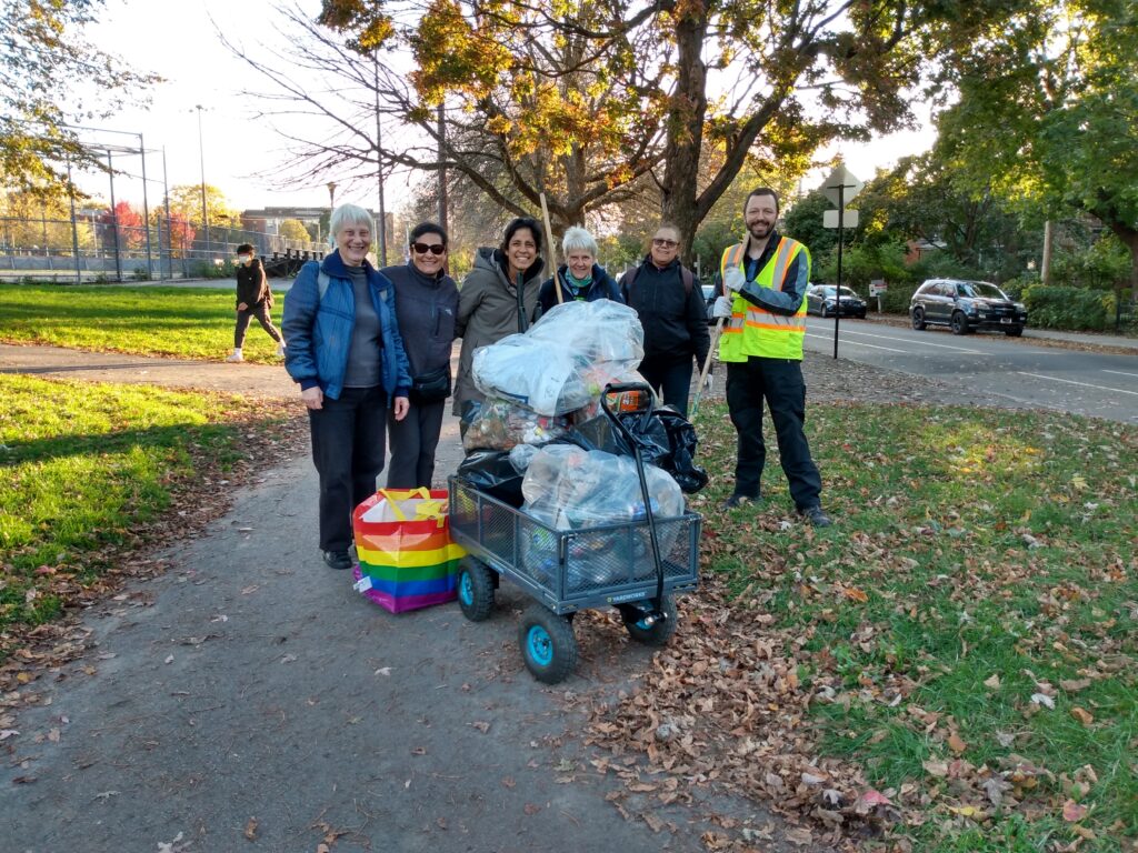 Some of the participants of our cleanup activity in Martin-Luther-King Park